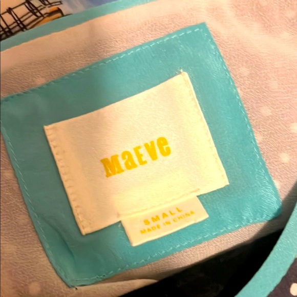 MAEVE for Anthropologie (S) All Around Town 100% Silk, Lined Mini Shift - Picture 5 of 5